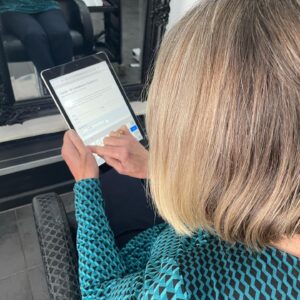 Allergy testing at Michelle Marshall Salon Cardiff